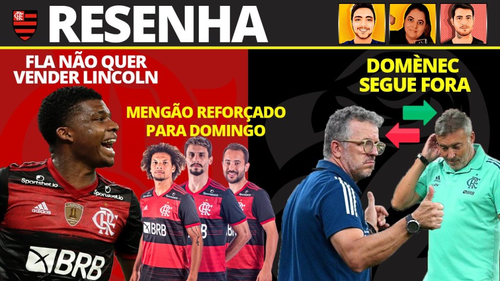 AO VIVO: Negociação com Diego Alves não avança, Lincoln fica e Fla recusa proposta milionária por zagueiro da base | #ResenhaAoVivo