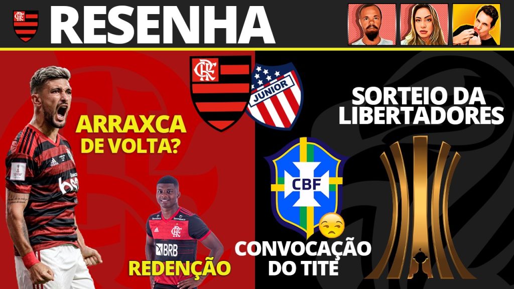 AO VIVO | Volta de Arrascaeta, possíveis adversários do Fla na Libertadores e redenção de Lincoln | #ResenhaAoVivo