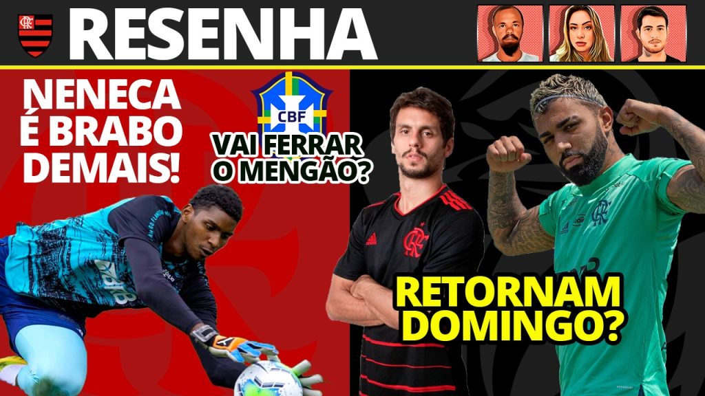 AO VIVO | Lesão de Neymar pode desfalcar Flamengo, volta de Gabigol e Rodrigo Caio e elogios a Neneca