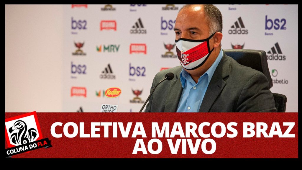 AO VIVO: assista à coletiva de Marcos Braz, vice de futebol do Flamengo