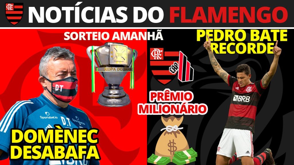 AO VIVO | Grana nos cofres, desabafo de Domènec e sorteio de adversário na Copa do Brasil