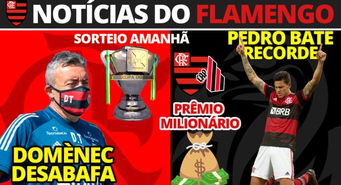 AO VIVO | Grana nos cofres, desabafo de Domènec e sorteio de adversário na Copa do Brasil