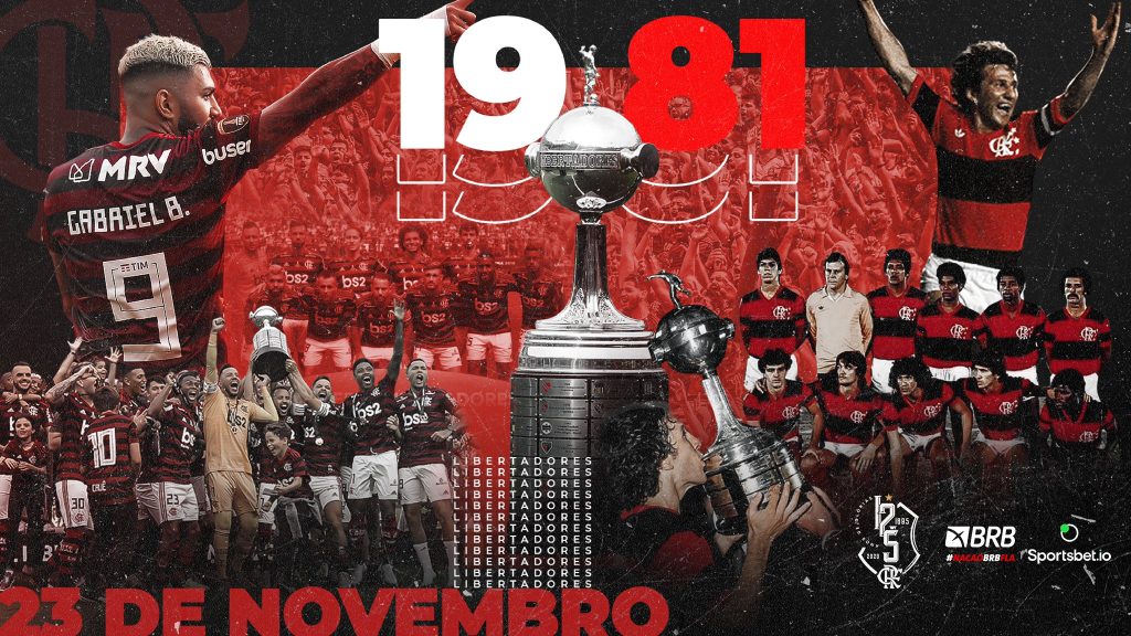 Flamengo comemora bicampeonato na Libertadores: “23 de novembro é o dia da Glória Eterna”