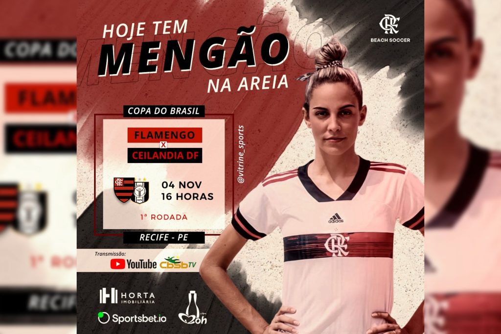 Flamengo traça título da Copa do Brasil Feminina como meta no futebol de areia: “Sabemos nossa responsabilidade”