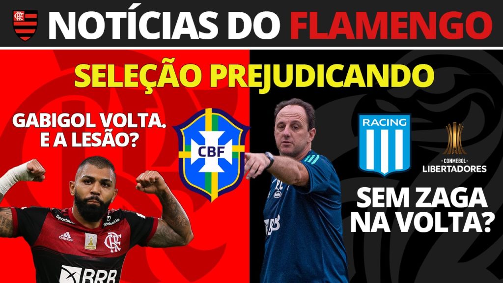 AO VIVO | Ceni reclama de lesões na Seleção, Gabigol sem condições ideias de jogo e polêmica com Natan