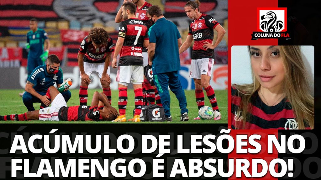 Comentarista avalia acúmulo de lesões no Flamengo e dispara: “Um absurdo”