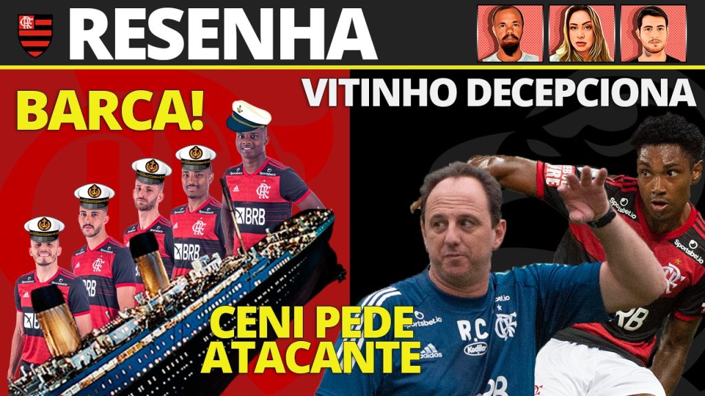 AO VIVO | Ceni pede atacante, Flamengo tem prejuízo nos cofres e torcedores se irritam