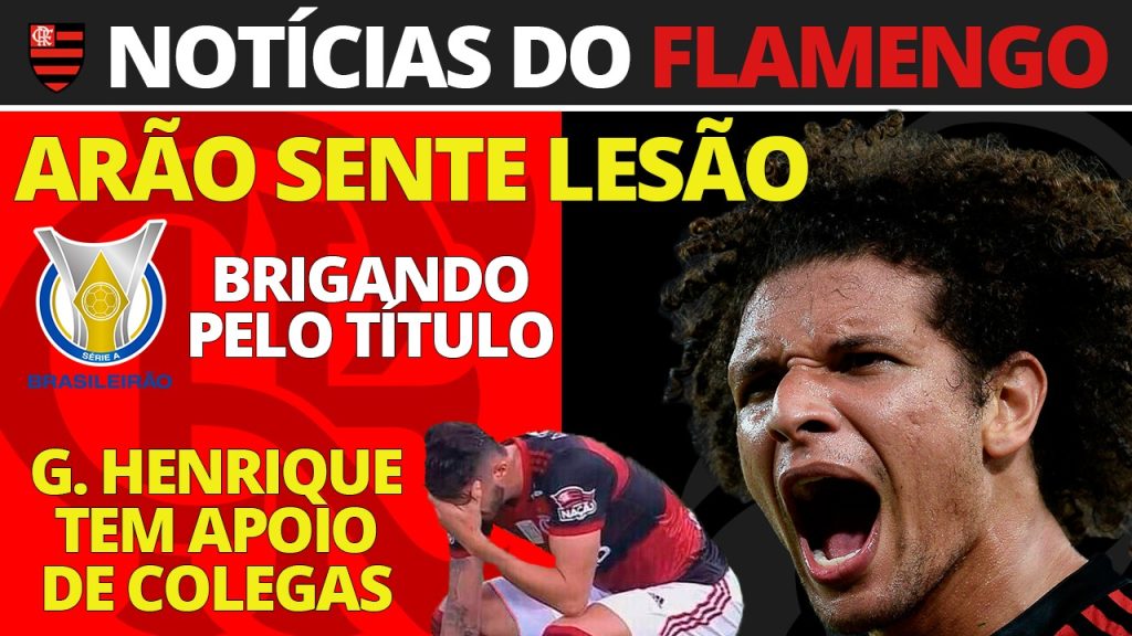 AO VIVO | Léo Pereira desmotivado, Arão lesionado e jogadores ‘defendem’ Gustavo Henrique