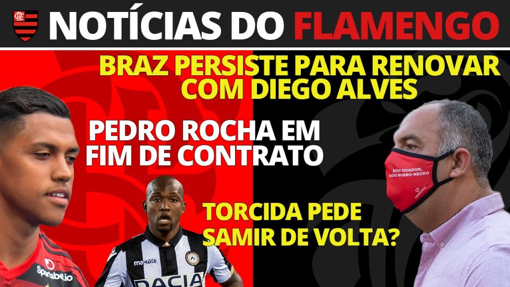 AO VIVO | Última cartada por Diego Alves, nova dupla de zaga e torcedores pedem volta de Samir