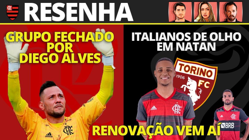 Ao Vivo | Ceni pede renovação de Pepê, time italiano quer Natan e elenco fechado com Diego Alves