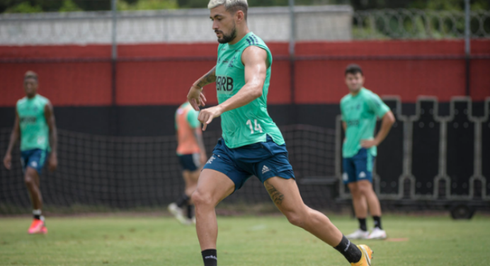 De olho no Internacional, Flamengo faz treino intenso, com presenças de Gabigol e Arrascaeta; veja vídeo