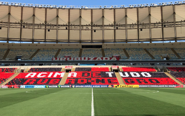 Flamengo publica foto do Maracanã com ‘novo’ gramado e anima torcedores; veja reações