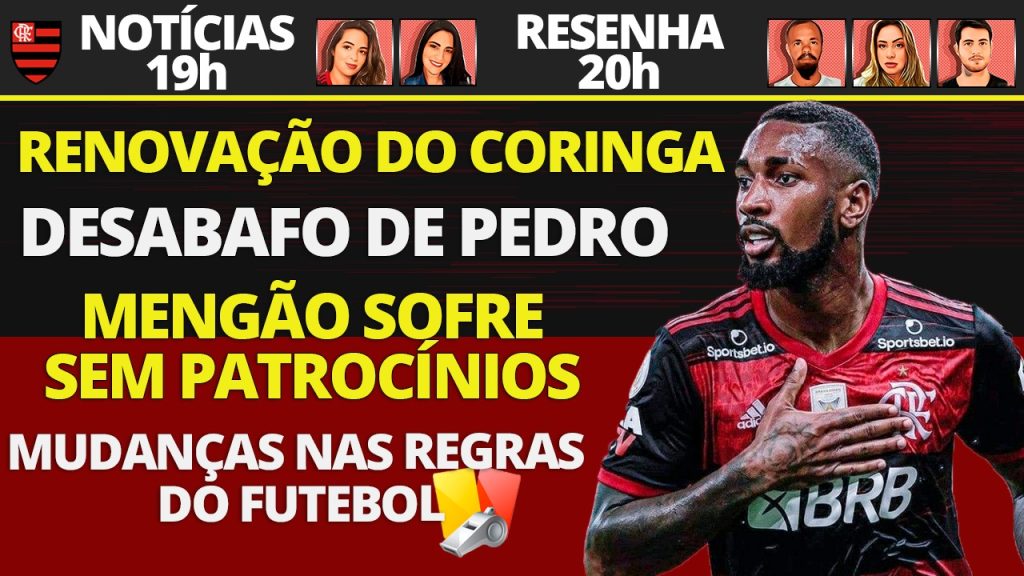 AO VIVO | Renovação de Gerson e Ministério Público recomenda paralisação do futebol