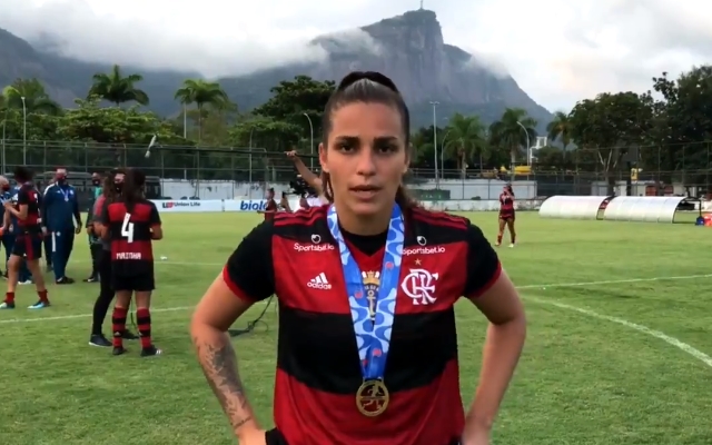 Destaque do Fla, Dani Ortolan festeja título da Taça Guanabara e projeta semifinal do Carioca Feminino