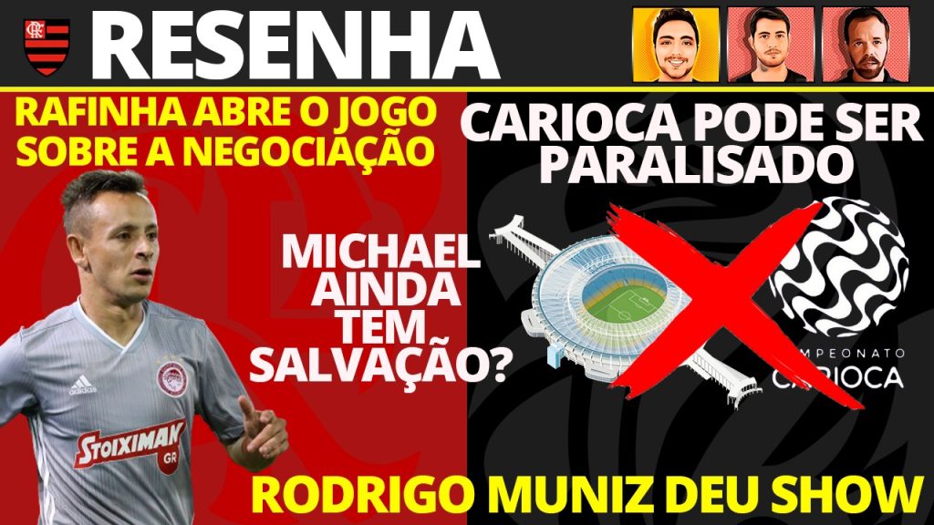 AO VIVO | Rafinha abre o jogo sobre negociação, possível paralisação do Carioca e tudo sobre a vitória do Fla