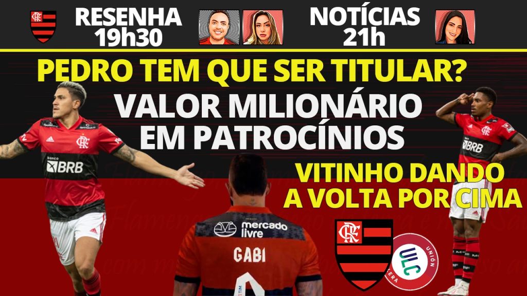 AO VIVO | Flamengo ultrapassa R$ 100 milhões em patrocínios, Inter descarta compra de Rodinei e foco na Libertadores