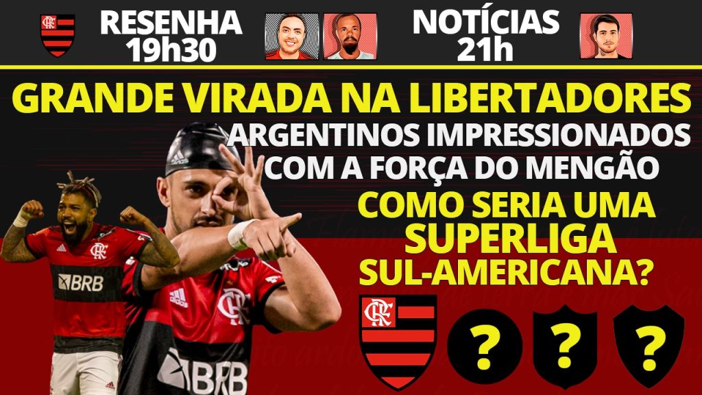 AO VIVO | Superliga Sul-Americana, vitória sobre o Vélez em Buenos Aires e argentinos com medo do Flamengo