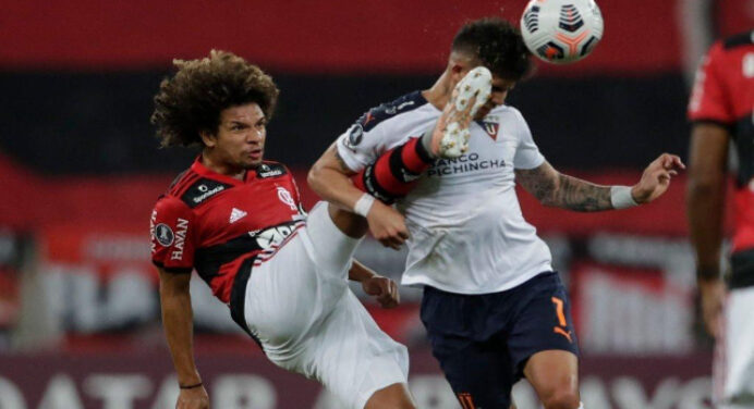 Arão é suspenso por dois jogos e desfalca Flamengo nas oitavas da Libertadores