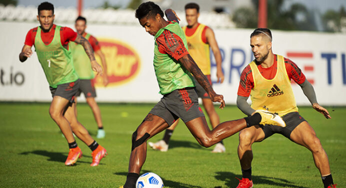 Flamengo encerra preparação nesta quarta para jogo contra o ABC, pela Copa do Brasil