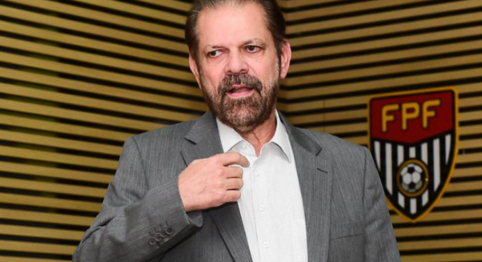 Presidente da Federação Paulista se revela rubro-negro; mandatário foi nomeado interventor da CBF ao lado de Landim