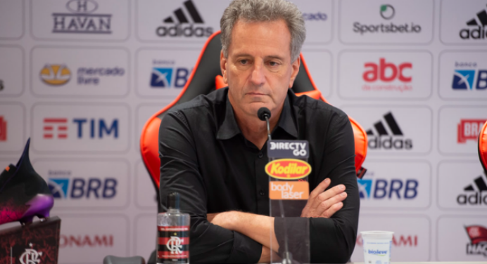 Grupo político do Flamengo entra com ação contra Landim e quer afastamento do presidente