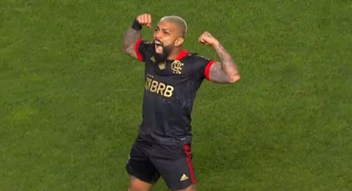 Mal-criado! Gabigol marca três, Fla atropela o Santos e entra no G-4 do Brasileirão