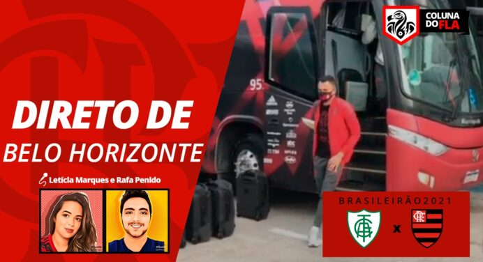 AO VIVO I Chegada do Flamengo – Direto de Belo Horizonte