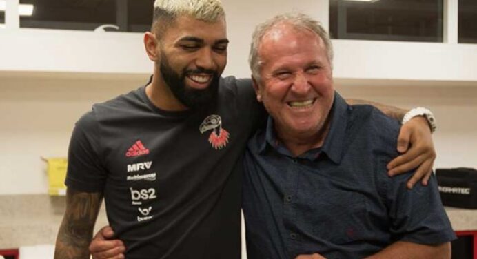 Zico rasga elogios a Gabigol e crava: “Já chegou na prateleira dos grandes nomes da história do Flamengo”