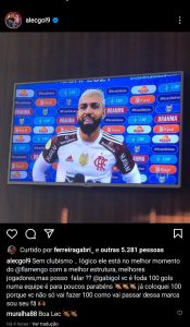 Ex-atacante do Flamengo se revela fã de Gabigol e solta palavrão: “Você é  fo#@“ - Flamengo - Notícias e jogo do Flamengo - Coluna do Fla