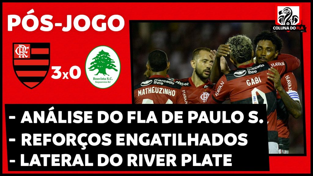 AO VIVO | Lateral argentino na mira do Flamengo, dirigentes na Europa e tudo sobre a vitória contra Boavista