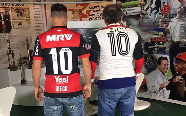 Diego celebra momento no Fla: Orgulhoso em vestir essa camisa - Coluna do  Fla