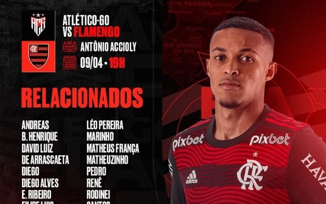 Com Arrascaeta, Flamengo divulga relacionados para estreia do Brasileirão