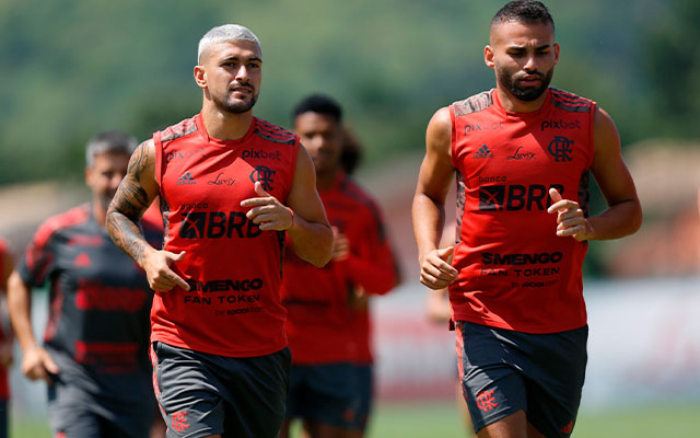 Flamengo divulga imagens de treino que finalizou preparação para estreia no Brasileirão