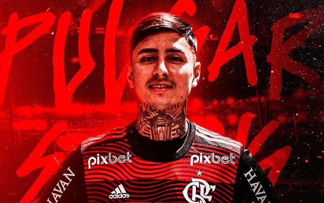 NOVO REFORÇO! Flamengo anuncia o volante chileno Erick Pulgar