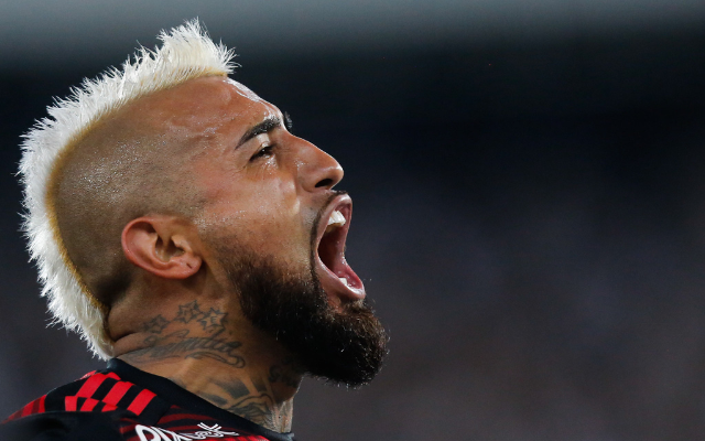 Vidal é eleito ‘Craque da Torcida’ após vitória do Flamengo sobre o Botafogo