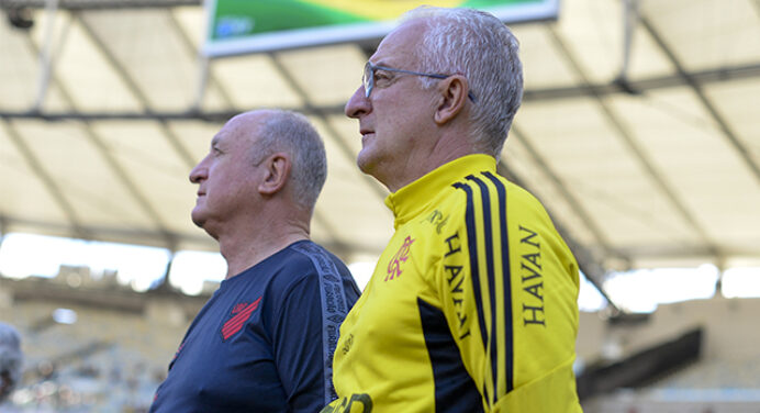 Equilíbrio marca confronto entre Dorival e Felipão antes de final da Libertadores