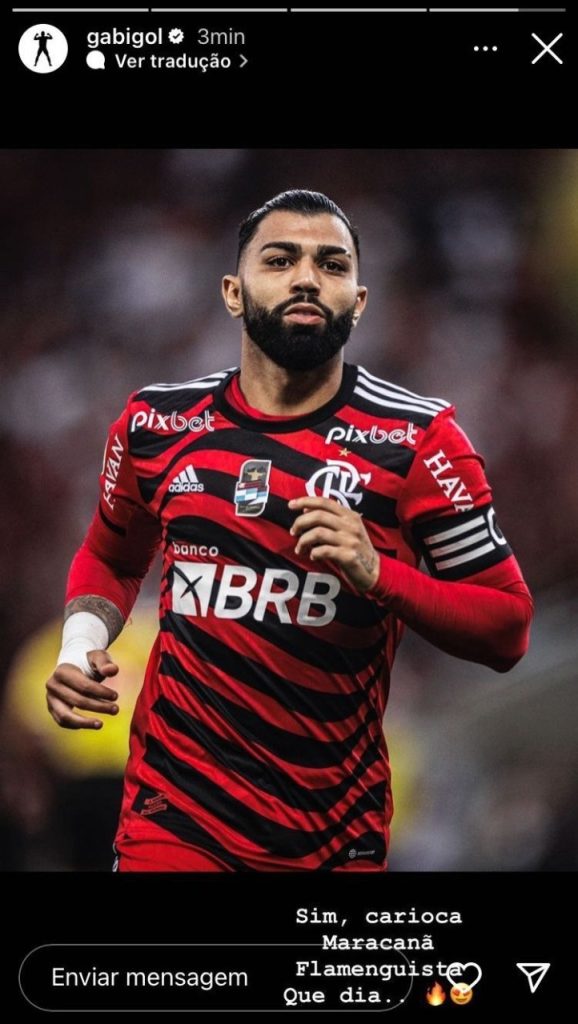 Gabigol brinca e se diz cria da base do Flamengo: “Me dispensaram e fui para o Santos”