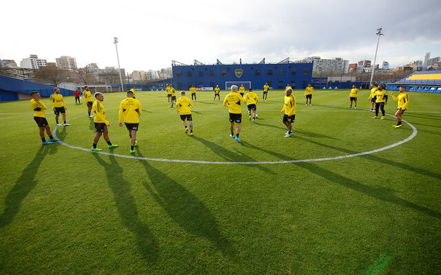 Flamengo divulga imagens do último treino antes de jogo contra o Vélez