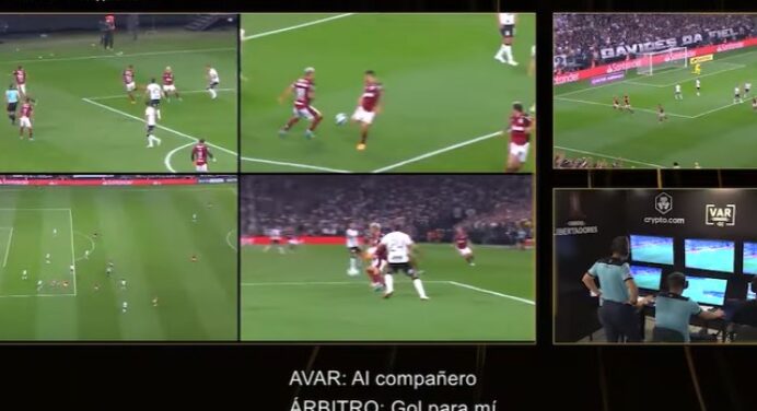 Sem choro! Conmebol divulga áudio do VAR em gol de Arrascaeta contra o Corinthians