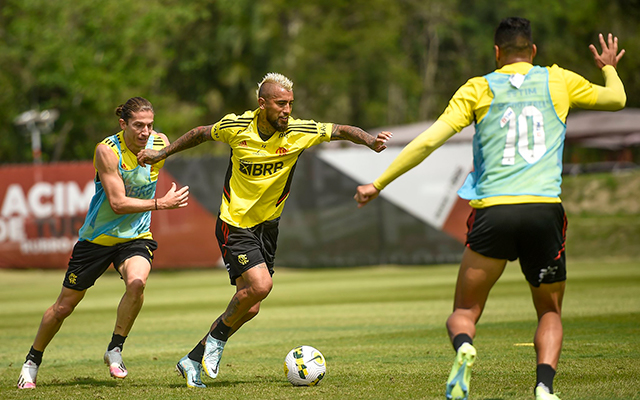 Flamengo finaliza preparação para jogo contra o Ceará, pelo Campeonato Brasileiro