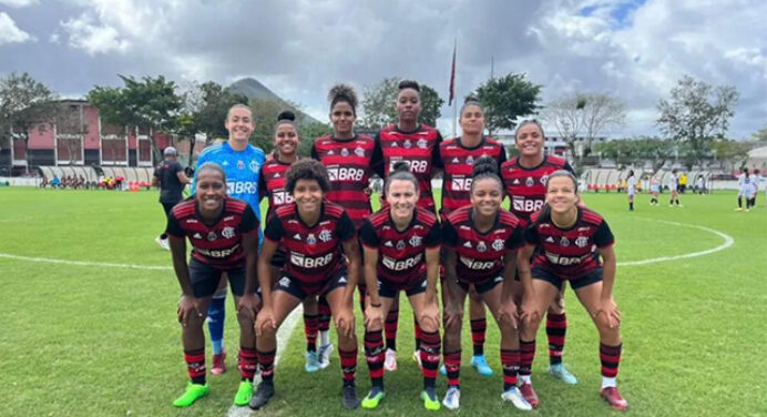 Sem piedade! Flamengo aplica goleada de 34 a 0 em jogo do Campeonato Carioca Feminino