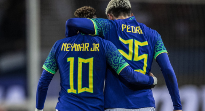 Pedro revela ‘promessa’ especial de Neymar em jogo pela Seleção Brasileira