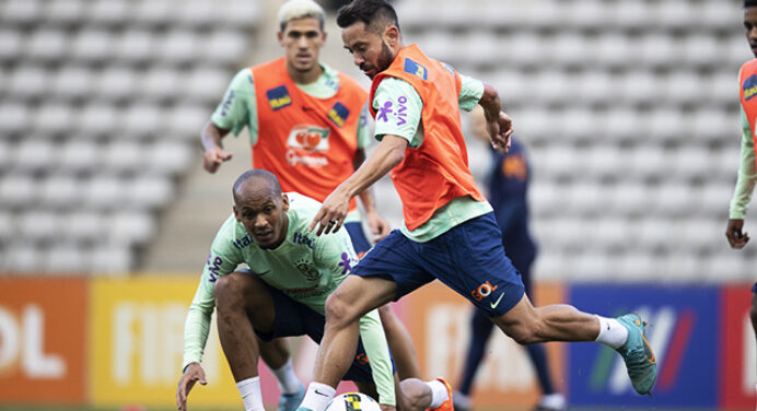 Pedro e Everton Ribeiro realizam último treino na Seleção, mas devem ser reservas contra Tunísia