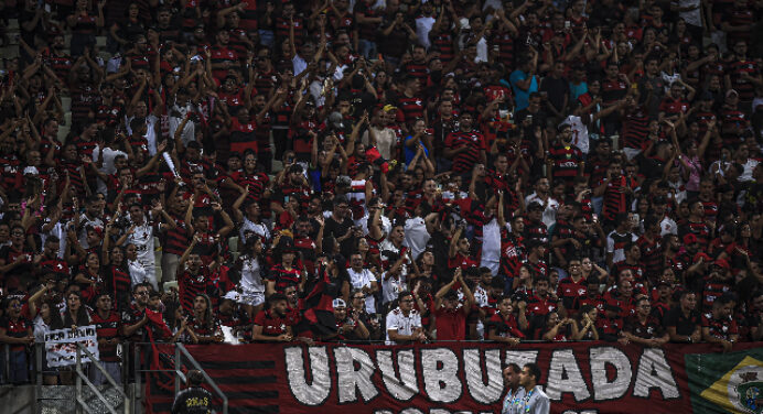 Gabigol enaltece torcida do Flamengo no Ceará e cutuca: “Maior do estado”