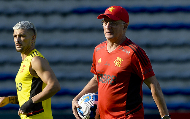 Ajustes finais! Dorival comanda último treino do Flamengo antes da final da Libertadores, contra o Athletico