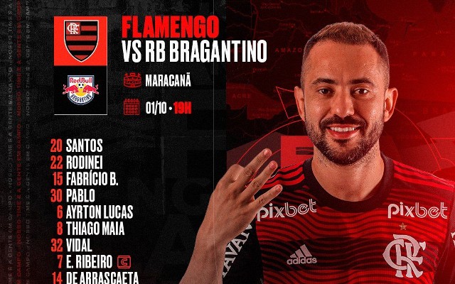 Flamengo x Bragantino: veja onde assistir, escalações, desfalques