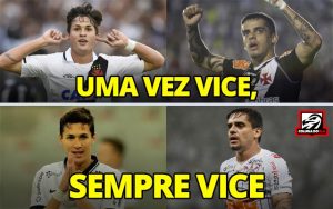 Fagner e Matheus Vital, ex-Vasco, perderam a final para o Flamengo