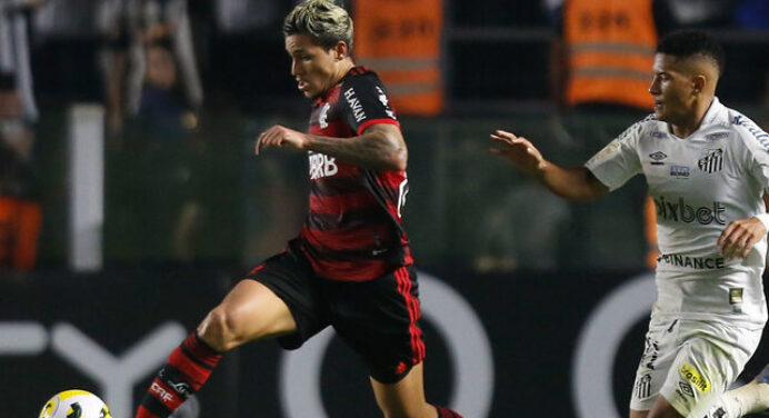 Flamengo tem aproveitamento de 63,3% nas últimas 10 partidas contra o Santos; veja retrospecto
