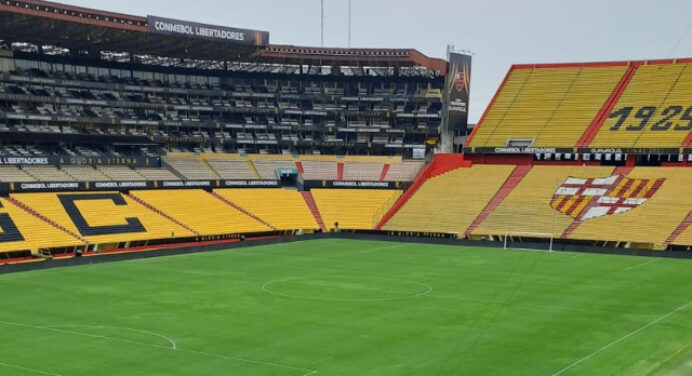 Gramado de final da Libertadores recebe ajustes antes de Flamengo x Athletico-PR; veja