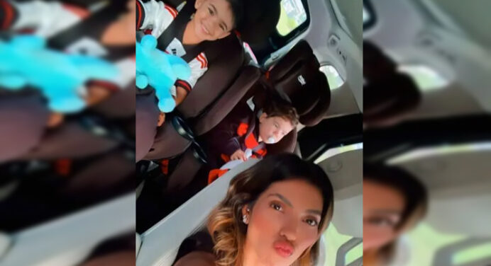 Mascotes a bordo! Família de Everton Ribeiro decide ir à final da Libertadores, entre Flamengo e Athletico-PR